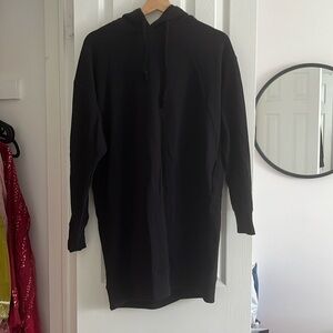 Uniqlo long hoodie dress